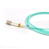 Fibermall製  LC/UPC-LC/UPC デュプレックス マルチモード 光パッチケーブル(3.0mm、PVC、OM3)